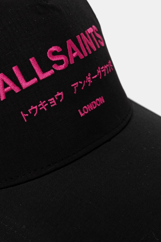 AllSaints berretto da baseball AS101534 nero AW24