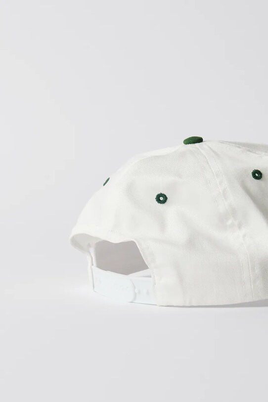 Accessori by Parra berretto da baseball in cotone Balled 6 Panel Hat 52165 bianco