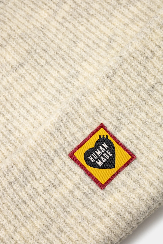 Шапка с вълна Human Made Big Beanie HM28GD026 бежов AW24
