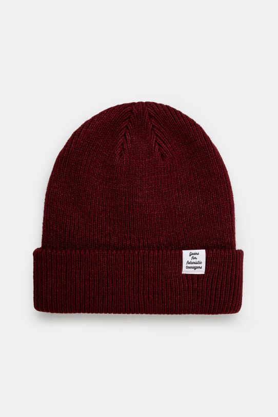 Human Made căciulă Classic Beanie uni burgundia HM28GD032