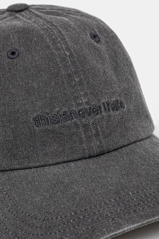 Хлопковая кепка thisisneverthat T-Logo Cap TN243WHWBC01 серый AW24