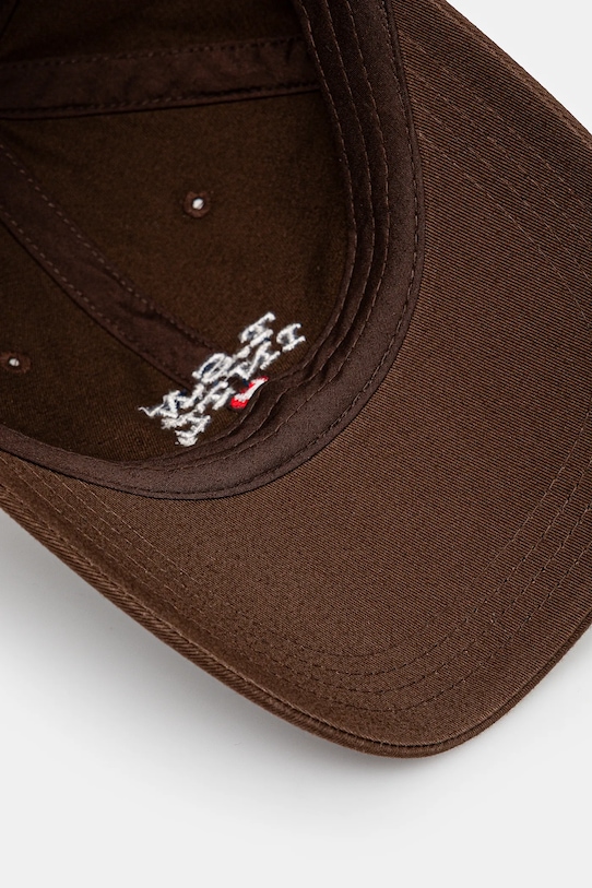 Хлопковая кепка thisisneverthat Heart Cap коричневый TN243WHWBC08