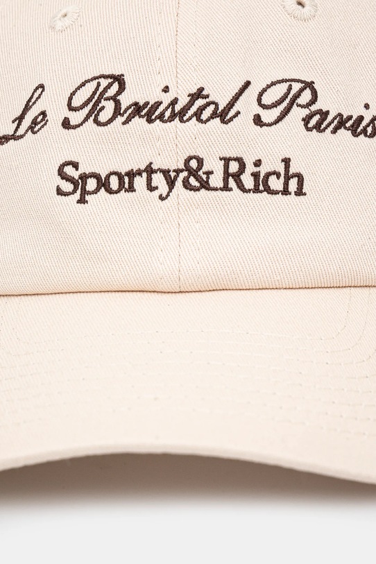 Хлопковая кепка Sporty & Rich Faubourg AC040517619CR01 бежевый AW24
