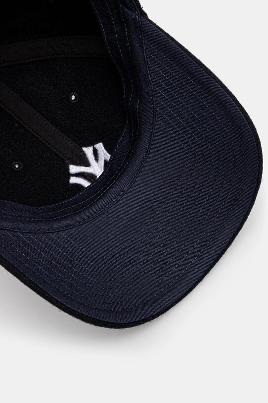 Μάλλινο γείσο Sporty & Rich Yankees Serif Wool σκούρο μπλε AC060505634BL32