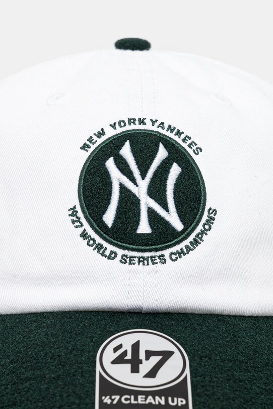 Pamučna kapa sa šiltom Sporty & Rich Champions AC060505636WH12 bijela AW24