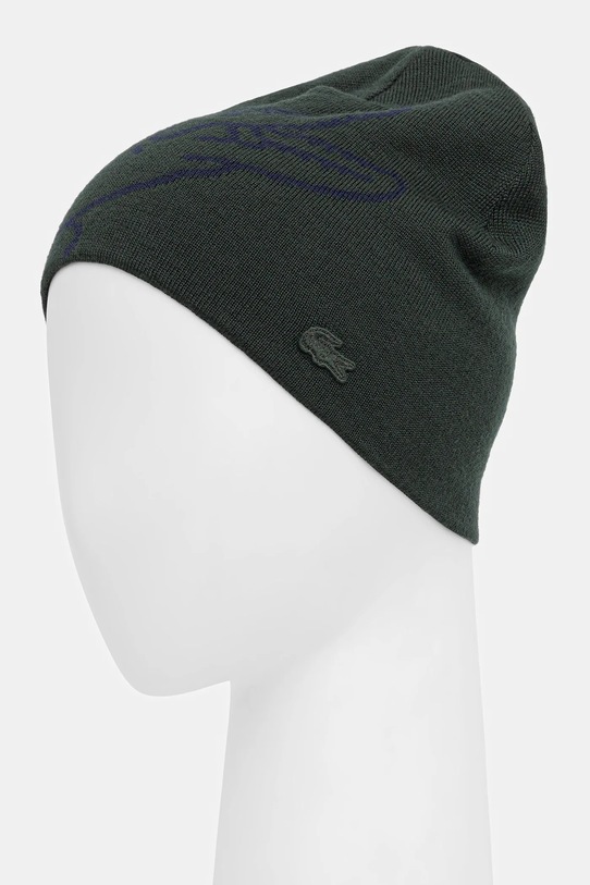 Lacoste czapka wełniana RB3021 zielony AW24