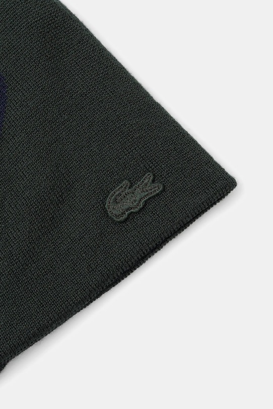 Akcesoria Lacoste czapka wełniana RB3021 zielony
