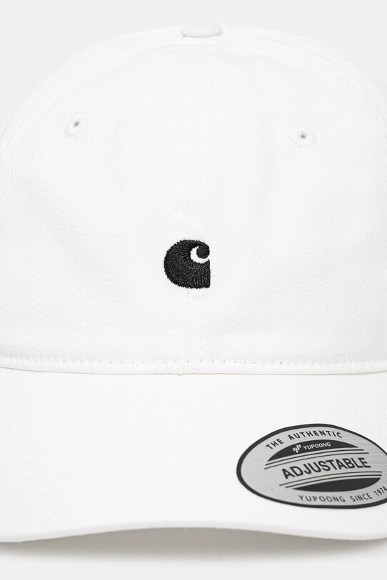 Carhartt WIP czapka z daszkiem bawełniana Madison Logo Cap I023750.00AXX biały SS25