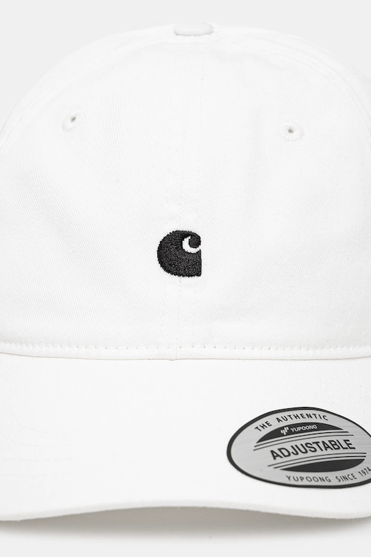 Carhartt WIP cotton baseball cap Madison Logo Cap I023750.00AXX white SS25