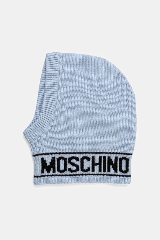 Вълнена балаклава Moschino M3136.65414 син AW25