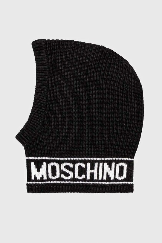 Vunena balaklava Moschino crna M3136.65414