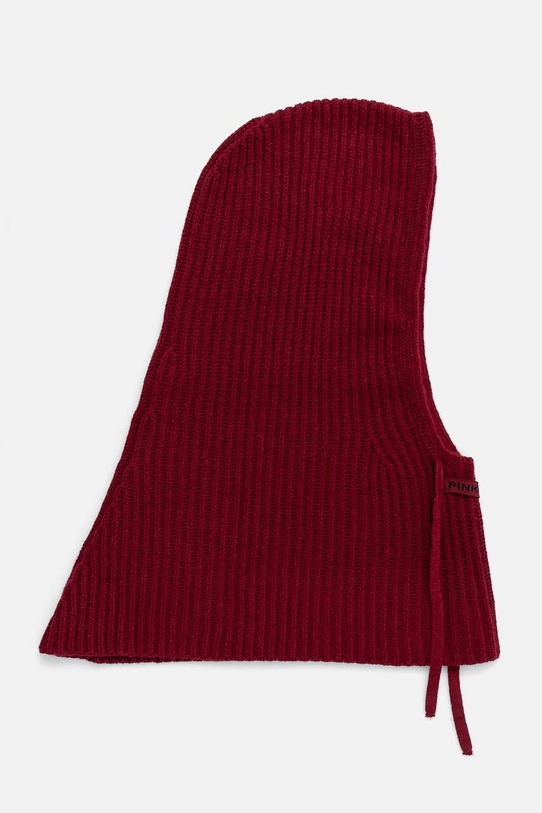 Vlněná kukla Pinko 104494.A1CH burgundské AW24