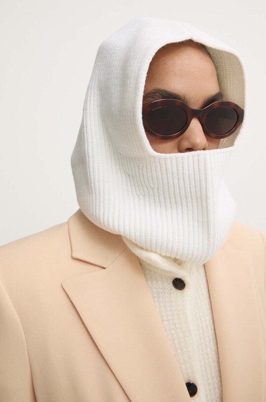 MM balaclava in lana 2426576028600 bianco