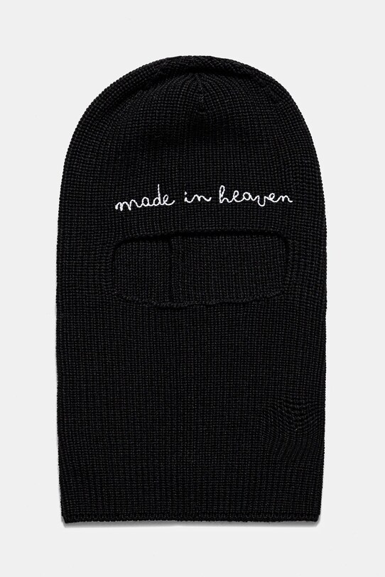 Vlnená kukla Fiorucci Embroidered Balaklava čierna U01FPAHA217KN05BK01