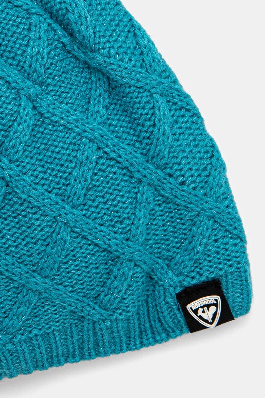 CHLAPEC Dětská čepice Rossignol LUNA RLNYH06 tyrkysová