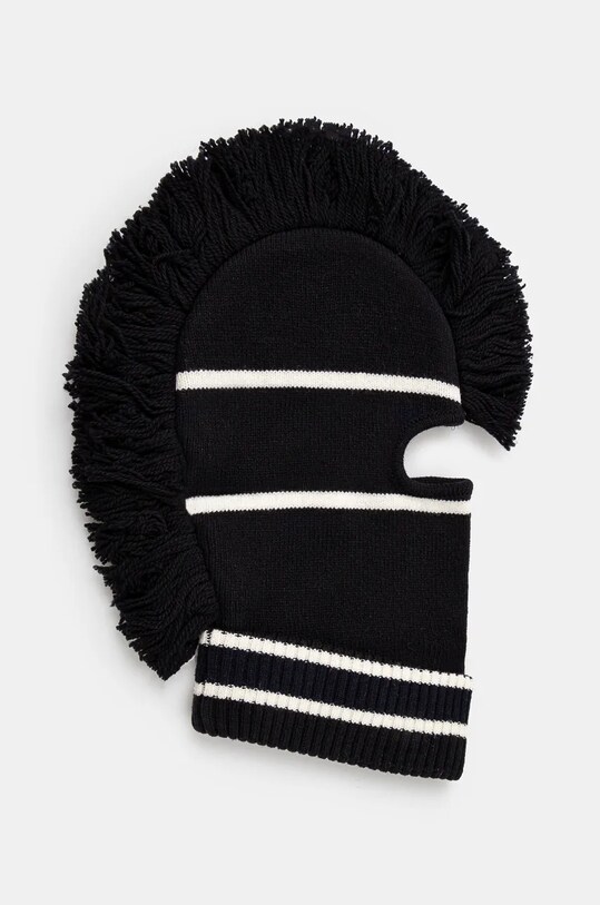 AMBUSH masca Fringe Knit Balaclava negru BMLC001F24KNI0011031