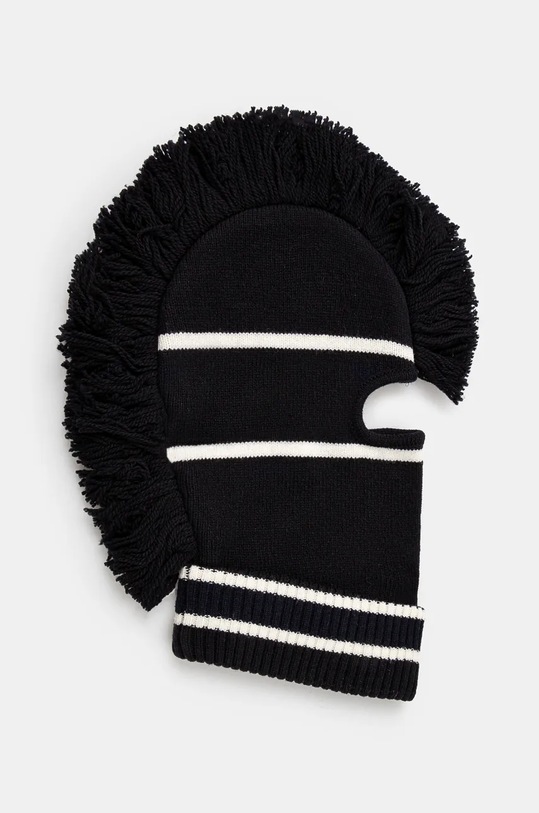 Kukla AMBUSH Fringe Knit Balaclava čierna BMLC001F24KNI0011031