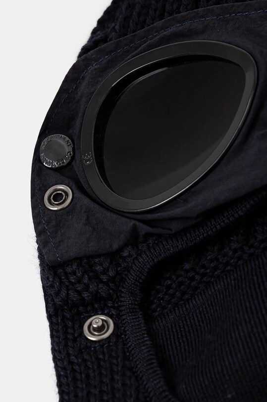 Vunena balaklava C.P. Company Ski Mask 17CMAC301A005509A mornarsko plava AW24