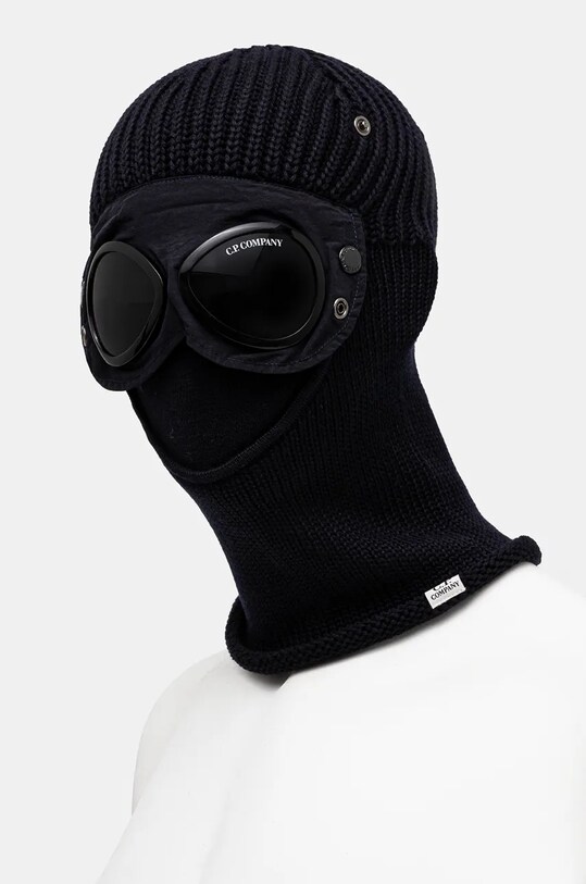 Accesorii C.P. Company cagulă din lână Ski Mask 17CMAC301A005509A bleumarin