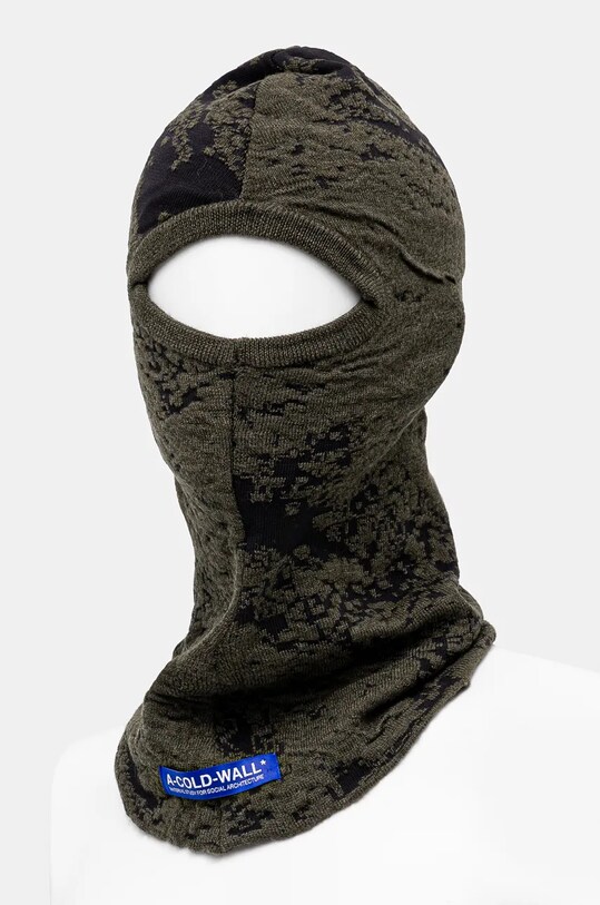 A-COLD-WALL* cagulă din lână Composite Balaclava ACWUA208 gri