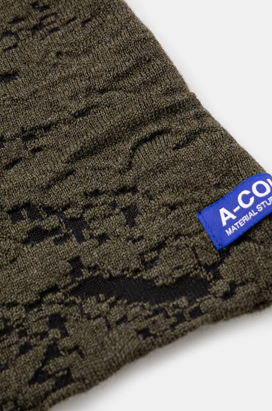 A-COLD-WALL* cagulă din lână Composite Balaclava ACWUA208 gri AW24