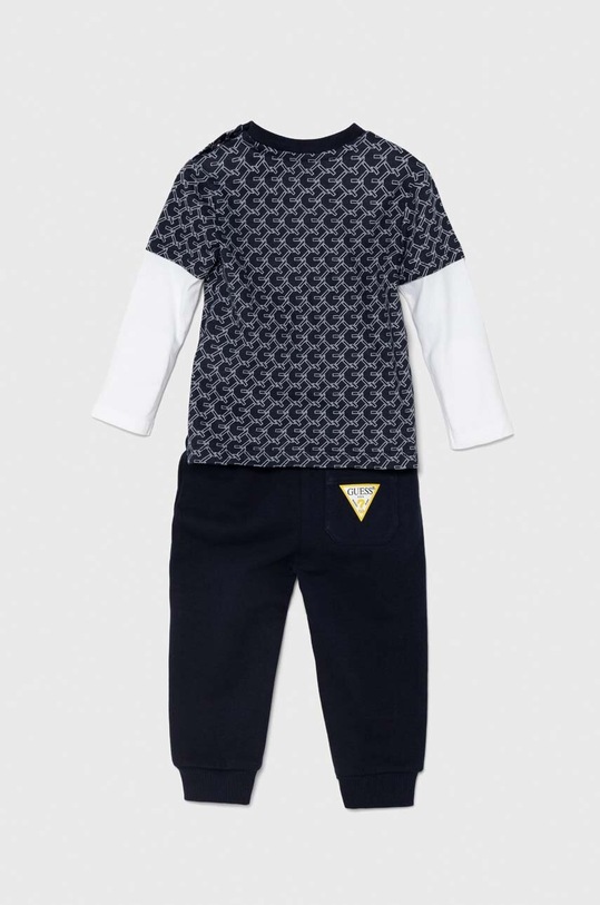 Detská bavlnená súprava Guess I4YG01.K8HM3.9BYH tmavomodrá AW24