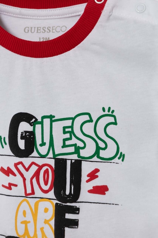 Бебешки памучен комплект Guess бял I4YG03.K8HM3.9BYH