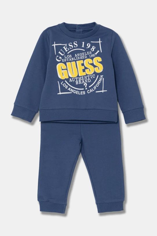 Trenirka za bebe Guess Proizvod za bebe mornarsko plava I4YG14.KA6R0.9BYH