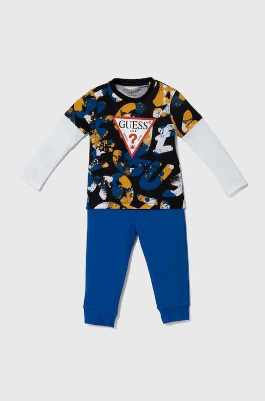 Dětská souprava Guess bavlna modrá N4YG01.K8HM3.9BYH