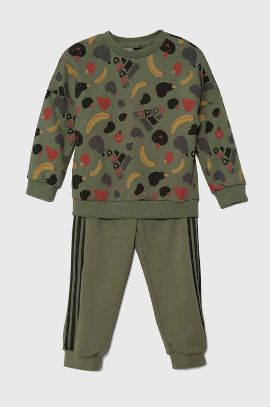 Dětská tepláková souprava adidas I FRUIT FTOG pletenina zelená IZ4958