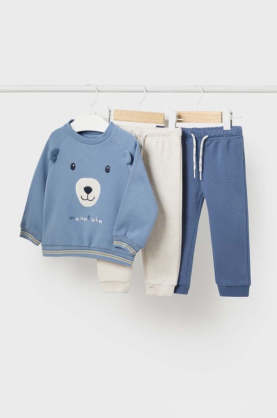 Kojenecká tepláková souprava Mayoral pletenina modrá 2820.3D.Baby.9BYH