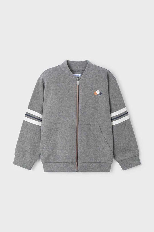 Dětská tepláková souprava - tričko s dlouhým rukávem, mikina a kalhoty Mayoral 4880.5C.Mini.9BYH šedá AW24