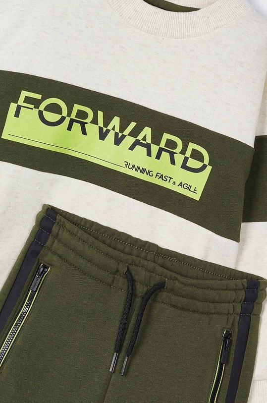 Mayoral komplet dresowy dziecięcy 4885.5F.Mini.9BYH zielony AW24