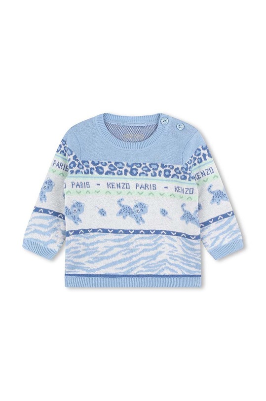 Băieți Kenzo Kids trening de bumbac pentru copii K60441.54.81 albastru