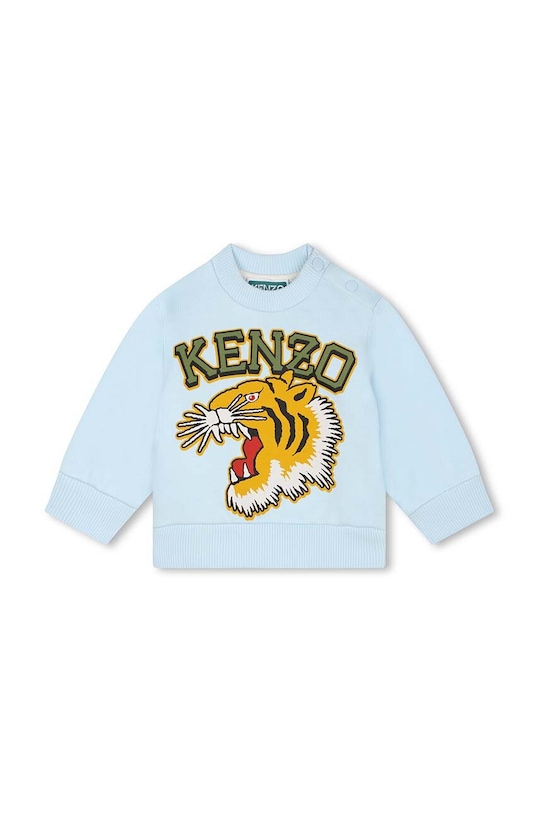 Chłopiec Kenzo Kids dres bawełniany dziecięcy K60515.86.102 niebieski