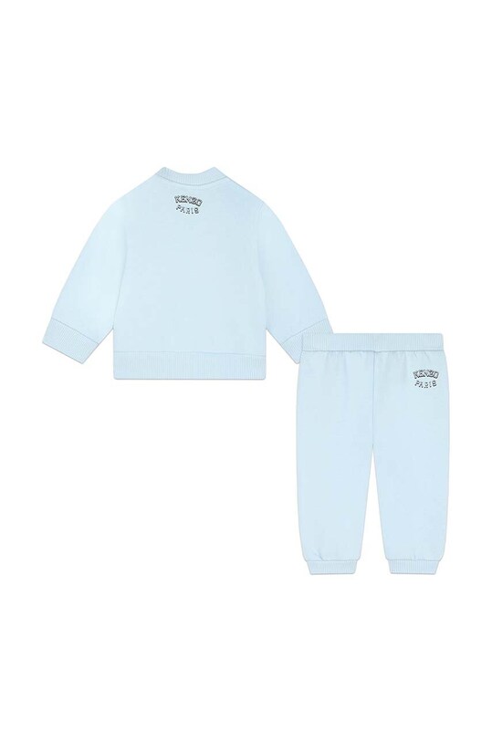 Дитячий бавовняний костюм Kenzo Kids K60515.67.81 блакитний AW24