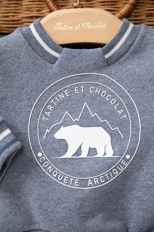 Tartine et Chocolat trening din bumbac pentru bebelusi TZ35011.104.116 albastru