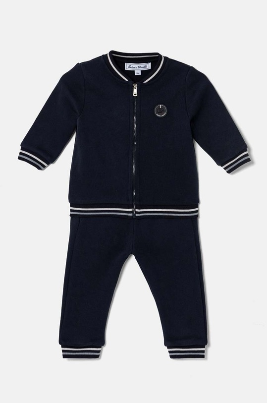 Tartine et Chocolat dres bawełniany dziecięcy TZ35021.80.94 granatowy AW24