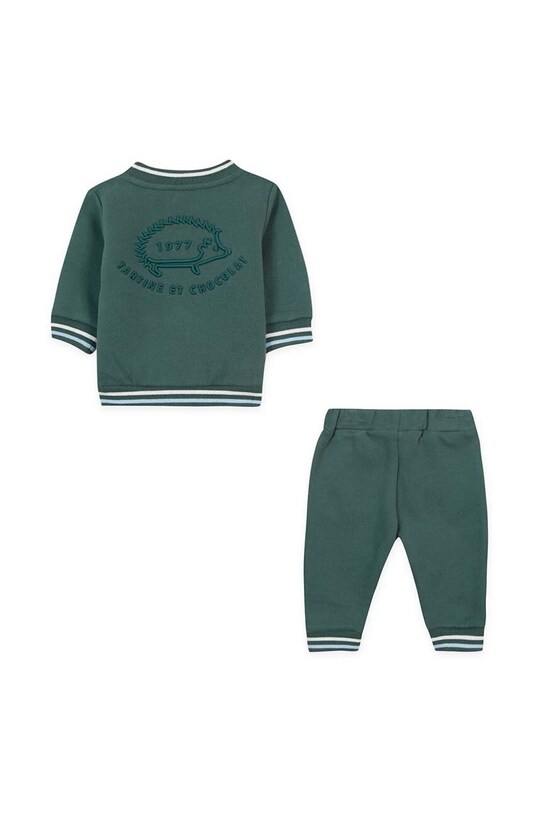 Băieți Tartine et Chocolat trening de bumbac pentru copii TZ35021.80.94 verde