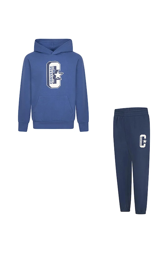 Детский спортивный костюм Converse трикотаж голубой 9CG179