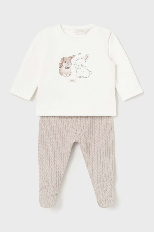 Kojenecká sada Mayoral Newborn pletenina béžová 2510.1A.Newborn.9BYH