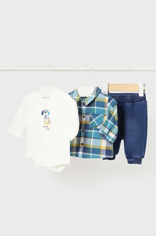 Dětská bavlněná souprava Mayoral Newborn bavlna modrá 2530.1P.Newborn.9BYH