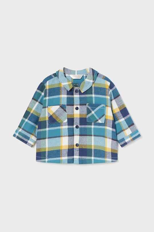 Dětská bavlněná souprava Mayoral Newborn 2530.1P.Newborn.9BYH modrá AW24