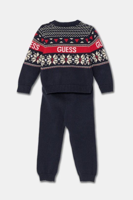 Guess pulover și pantaloni pentru bebe I4BG07.Z2NN0.9BYH bleumarin AW24