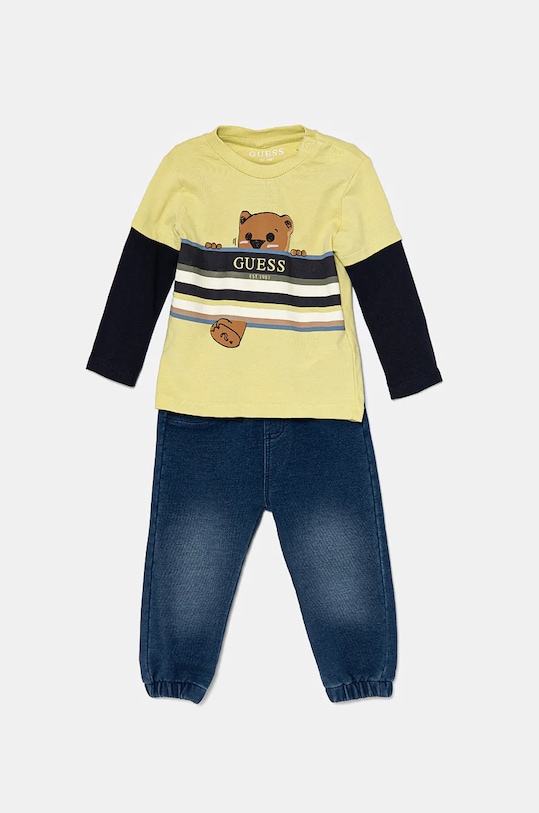 Guess komplet niemowlęcy dzianina żółty I4BG18.I3Z13.9BYH