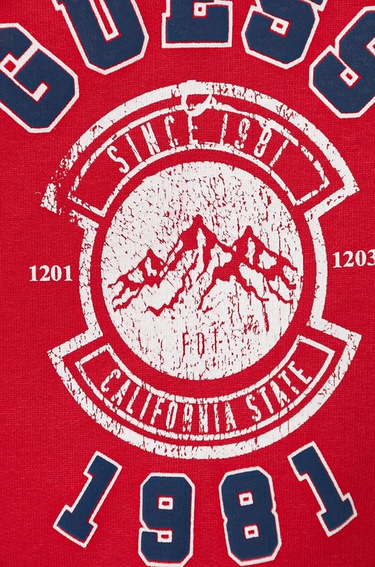 Dječaci Dječja pamučna trenirka Guess N4BG10.KAX73.9BYH crvena