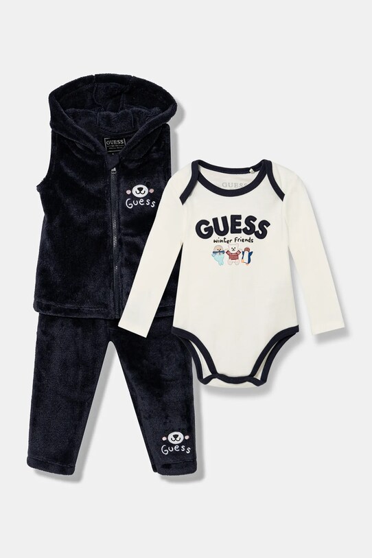 Sada pre bábätká Guess pletenina tmavomodrá P4BG10.WFRS0.9BYH