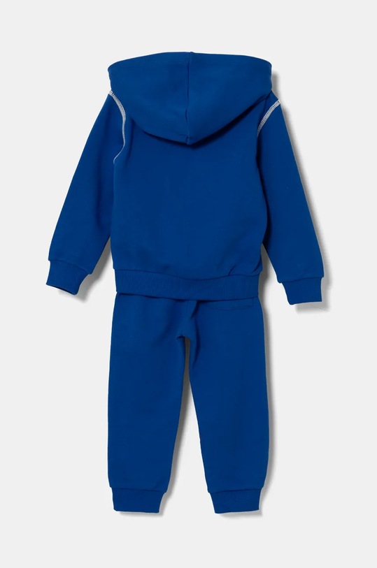 United Colors of Benetton dres bawełniany dziecięcy 3J68GK00L.P.Seasonal niebieski AW24