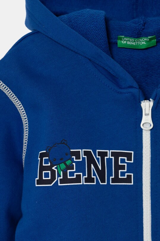 Băieți United Colors of Benetton trening de bumbac pentru copii 3J68GK00L.P.Seasonal albastru