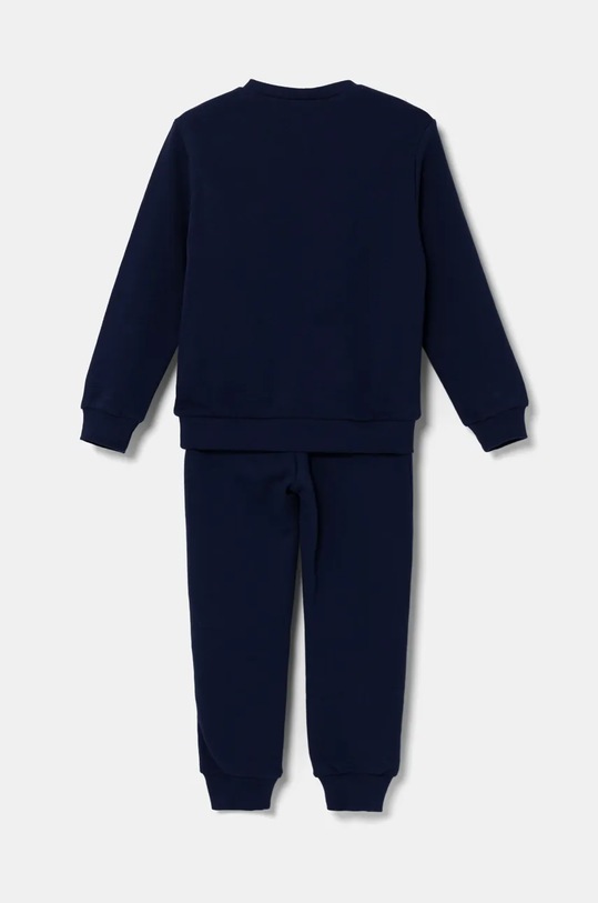 Dětská bavlněná tepláková souprava United Colors of Benetton 3J68GK00K.P.Seasonal námořnická modř AW24